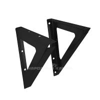 Везувий Консоль опорная BLACK (AISI 430/1,5мм) 350х350мм