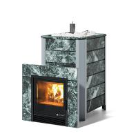 Печь Easysteam Ялта 35/2024 в облицовке из камня