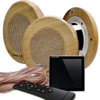 Комплект влагостойкой акустики SW 3 Black Sauna Sensor (круглая)