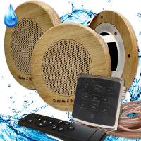 Комплект влагостойкой акустики SW 3 Black Eco Sauna (круглый)