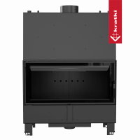 Топка с теплообменником Kratki PRO LUCY/PW/20/W двойное стекло
