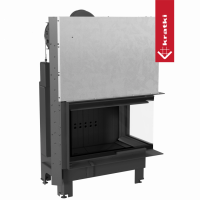 Топка Kratki PRO MBO/P/BS/G/SG угловое гнутое стекло справа