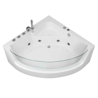 Ванна гидромассажная акриловая Grossman 150 x 150 см, цвет белый, GR-15000-1