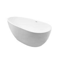 Ванна акриловая Grossman Fly, 170 x 80 см, отдельностоящая, белая матовая, GR-1102M