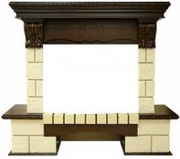 Портал Royal Flame Pierre Luxe шампань под очаг Dioramic 25 FX