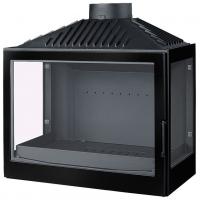Каминная топка LCI 007 GFLR, два боковых стекла (Liseo Castiron)