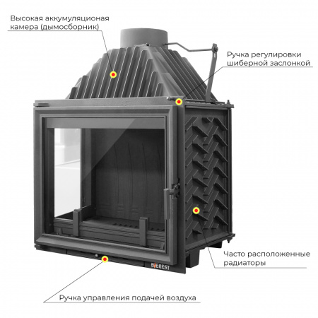 Каминная топка EVEREST A16