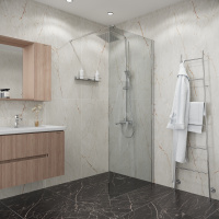 Душевая перегородка Niagara Eco NG-531-70 (70х190) хром,стекло прозрачное,1 место
