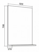 Комплект мебели Grossman Eco Line 105205 ЭКО-52 3 в 1, белый
