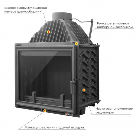 Каминная топка EVEREST A16