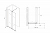 Душевая перегородка ABBER Komfort AG09120