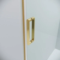 Душевая стенка Grossman Classic, 200.K33.04.80.32.00, 80 см, стекло прозрачное, профиль золото сатин
