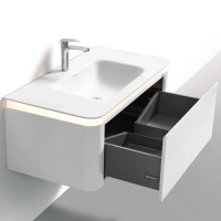 Мебель B&W U925.1000 основной шкаф, Unihopper, Corian раковина-столешница / LED light (1000x520x400)