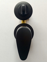 Душевая кабина Frank F418R М Black правосторонняя матовое стекло 100х80 см, 20052