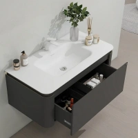 Мебель B&W U935.1000 основной шкаф P02,Unihopper,Corian раковина-столешница/LED light (1000x520x400)