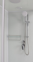 Душевая кабина Frank F418L М White левосторонняя матовое стекло 100х80 см, 20012