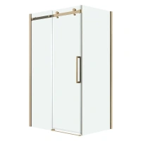 Душевая стенка Grossman Classic, 200.K33.04.80.32.00, 80 см, стекло прозрачное, профиль золото сатин