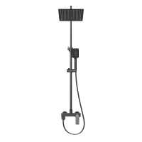 Душевая система Grossman Cosmo 500.K35.02.210, черный матовый