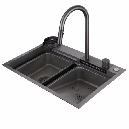 Кухонная мойка ABBER Wasser Kreis AF2194NG никель