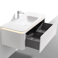 Мебель B&W U925.1200 основной шкаф, Unihopper, Corian раковина-столешница / LED light (1200x520x400)