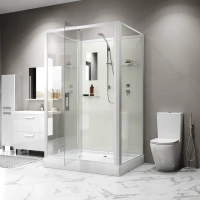 Душевая кабина Niagara Standart ST120/90/15Q/BK низкий поддон, без крыши