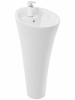 WW LEERBACH 4141 GL-WT Раковина напольная. 410х410х920 мм