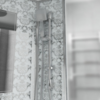 Душ.каб. NG-7711WL (900x1200х2150) низкий поддон стенки БЕЛЫЕ 6 мест