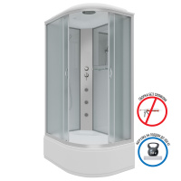 Душ.каб. NG-2310-14LG (1200х800х2150) высокий поддон(40см) стекло МАТОВОЕ 4 места