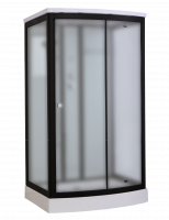 Timo Standart T-6615 Black Fabric душевая кабина (120*90*220), шт