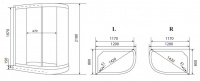Timo eco TE-0702 R душевая кабина 120*80*218