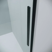 Душевая стенка Grossman Galaxy, 200.K33.01.70.21.00, 70 см, стекло прозрачное, профиль черный матовый