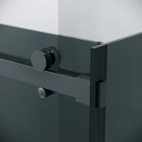 Душевая стенка Grossman Classic, 200.K33.04.70.21.10, 70 см, стекло тонированное, профиль черный матовый